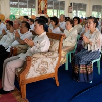 ร่วมพิธีถวายเทียนพรรษา มหาวิทยาลัยเชียงใหม่ เนื่องในเทศกาลเข้าพรรษาประจำปี 2562